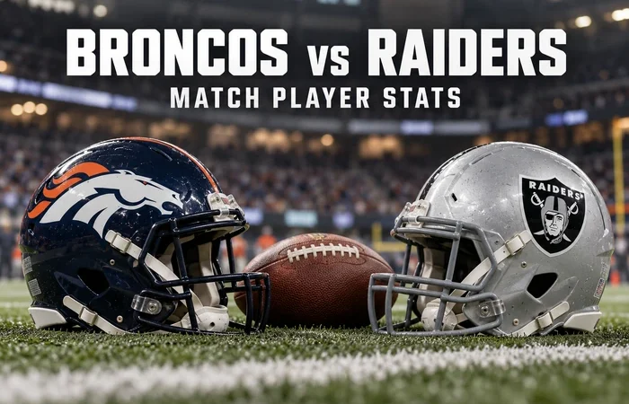 Denver Broncos vs Las Vegas Raiders Match Player Stats