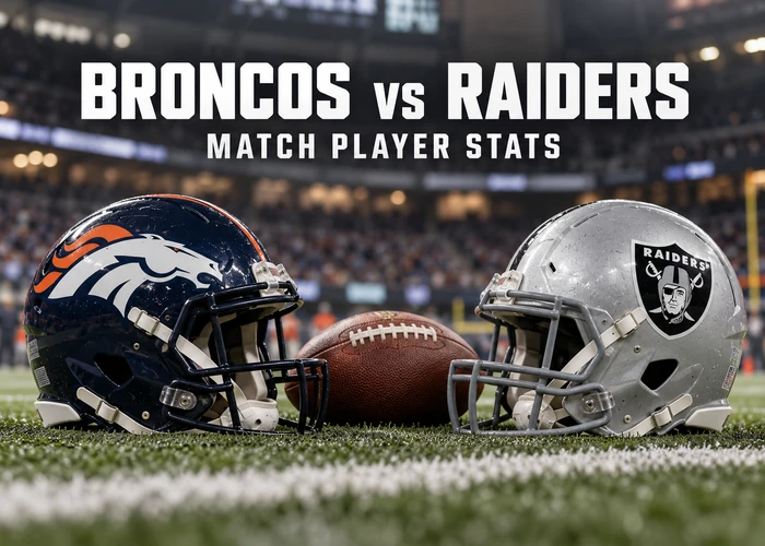 Denver Broncos vs Las Vegas Raiders Match Player Stats